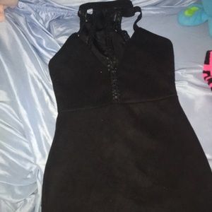 Suede Fashion Nova Dress